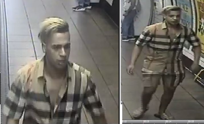 BTPCasey's tweet image. Officers investigating two identical robberies at stations in London have today released these images in connection.
Anyone who recognises the men is asked to contact BTP by texting 61016 or ☎️ 0800 40 50 40, quoting reference 12 of 12 July.
spkl.io/6004A1cuo