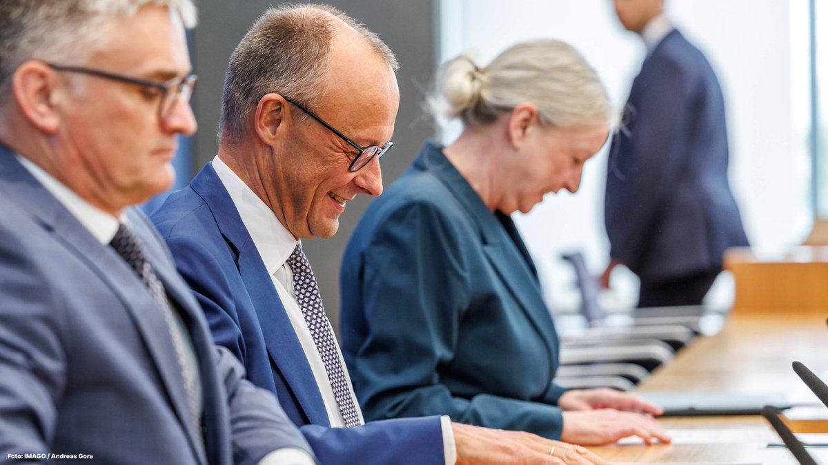 CDU's tweet image. „Wir haben in den ersten 10 Wochen so viel auf den Weg gebracht wie selten eine Regierung in Deutschland. Und ich habe den Anspruch an uns und mich persönlich, das fortzusetzen, in einem guten Arbeitsklima mit den Sozialdemokraten und in der eigenen Bundestagsfraktion. Wir haben…
