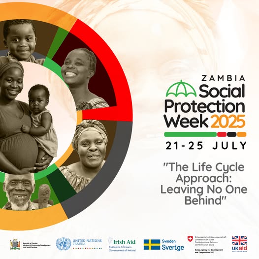 ilolusaka's tweet image. 📢Zambia Social Protection Week 2025 is LIVE! 🌍
🔎Explore how social protection supports every stage of life.
📌Theme: “The Life Cycle Approach: Leaving No One Behind”
🔗 Join the convo: web.facebook.com/events/6217385…
#SocialProtectionZM #ZSPW2025 #LeaveNoOneBehind