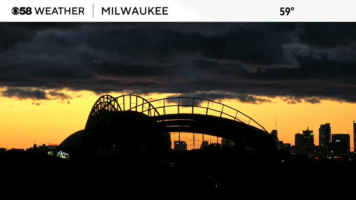 What a sky!  Just beautiful. Look for nice weather today but not Saturday.