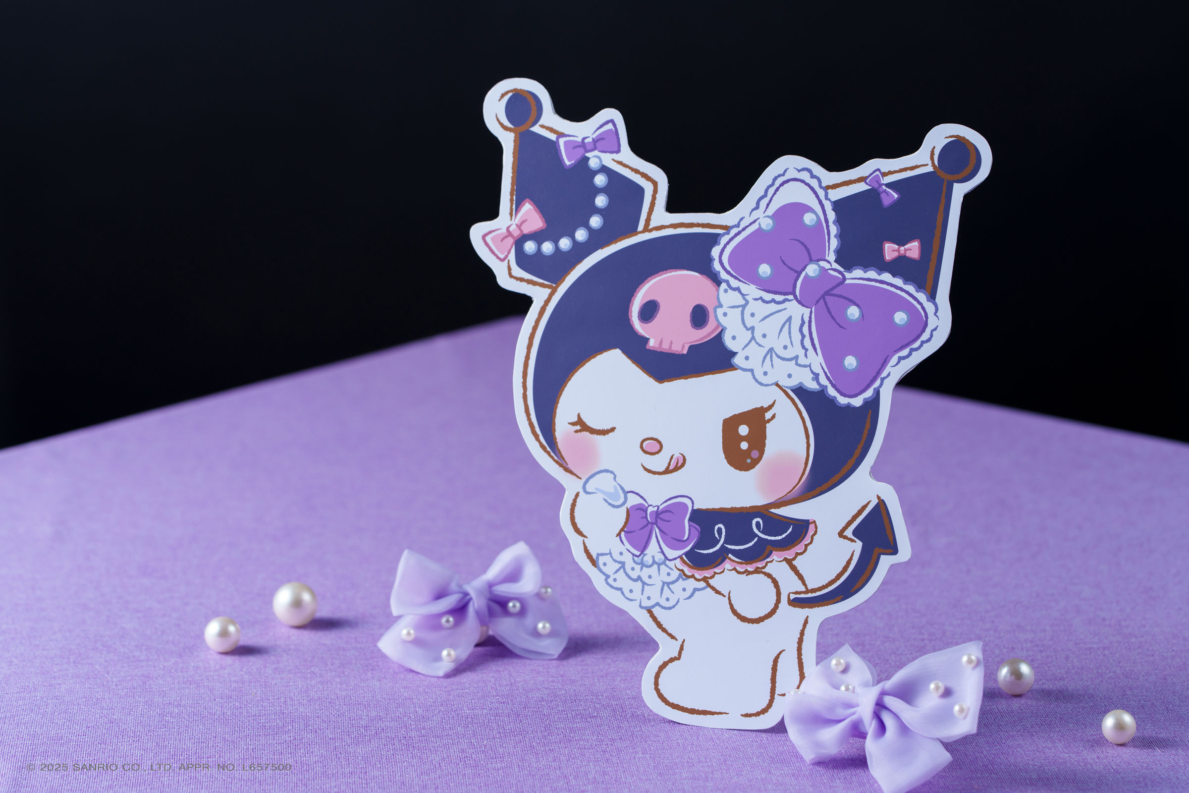 レア♡サンリオ♡クロミ 浅草限定 絵馬風 根付 2019年 浅草 限定 #人力車 の #クロミちゃん ＆ #バク 根付きストラップ
