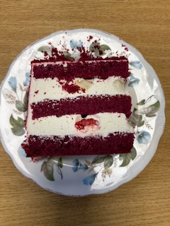 One of the highlights of the day was a delicious red velvet cake, brought in by one of the parents for all the staff at Town Field. Thank you to all parents and carers
for your support this past year.