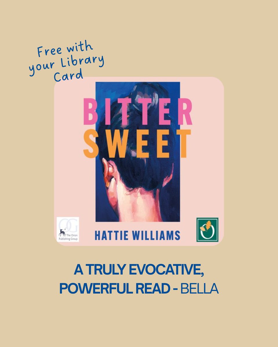 A powerful listen,  Bittersweet is now available on uLibrary*

Discover this moving new audiobook, free with your library card.

*Participating Libraries only.