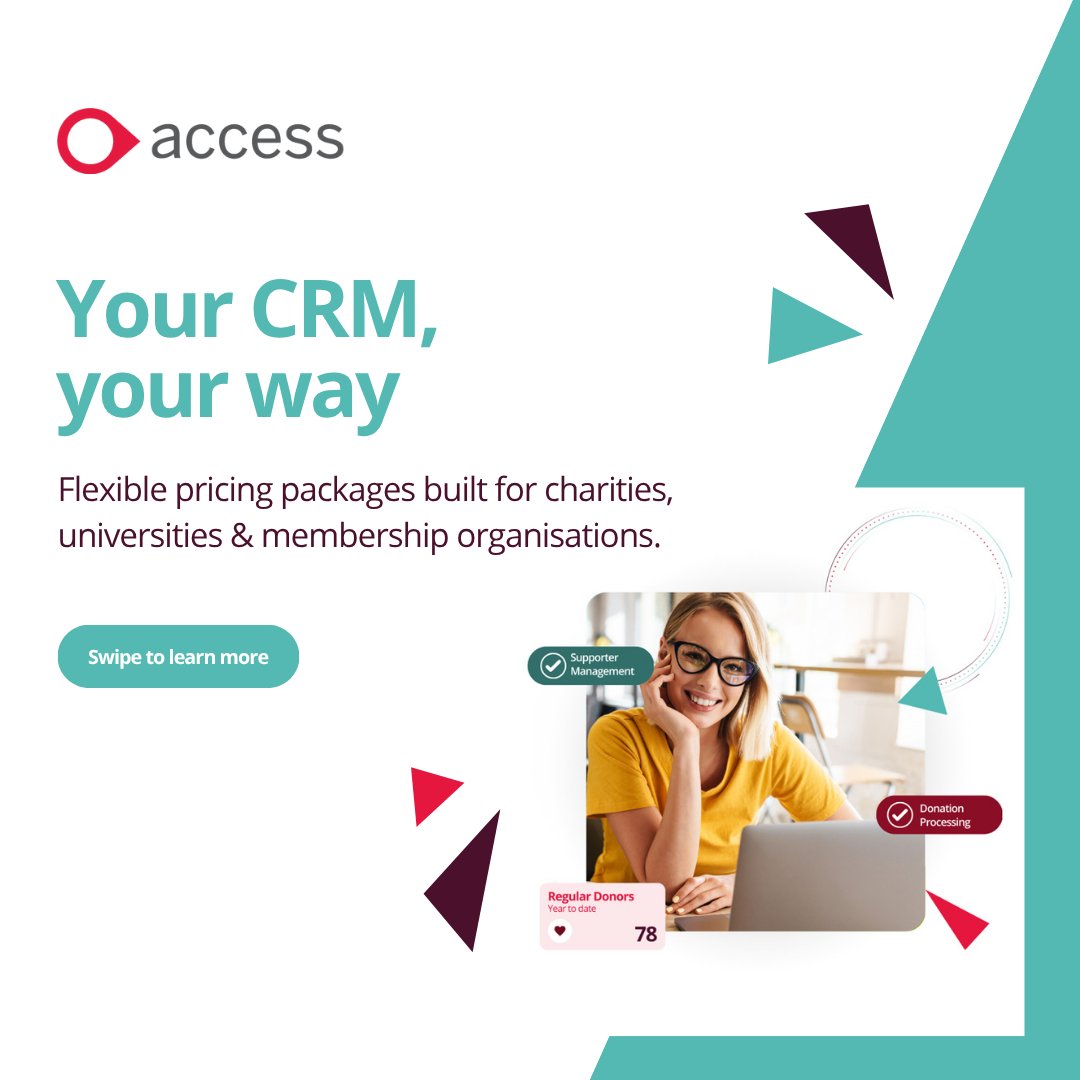 AccessNFP's tweet image. Looking for a flexible CRM that grows with your mission, not your budget?

🔗 Explore our pricing and find the package that fits:
ow.ly/MAXo50WnA3n

#CharityCRM #NotForProfit #FundraisingTech #university