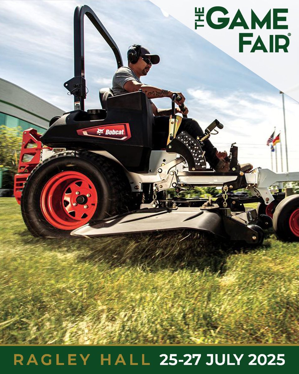 The Game Fair is nearly here – and so are we!

Join Bobcat Mowers UK at the iconic Blenheim Palace from Friday 26th to Sunday 28th July for a weekend of countryside excellence 

Come talk turf and meet the team behind the machines 
Mower range: bobcatmowersuk.co.uk