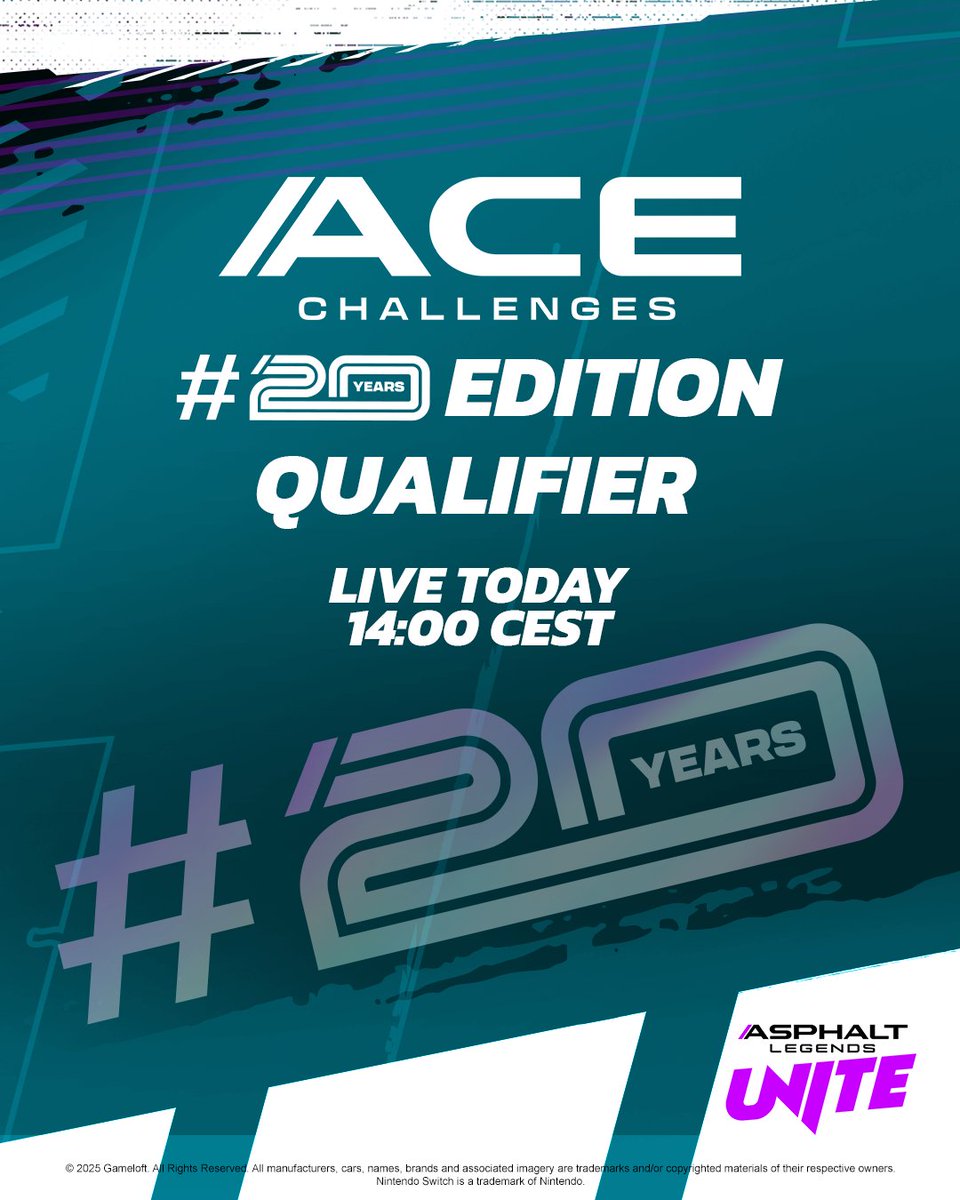 asphalt's tweet image. We're celebrating our 3rd out of 4 Qualifier events for the ACE Anniversary Grand Finals on August 15th!
Think you have what it takes? Then see you on the Discord stage!