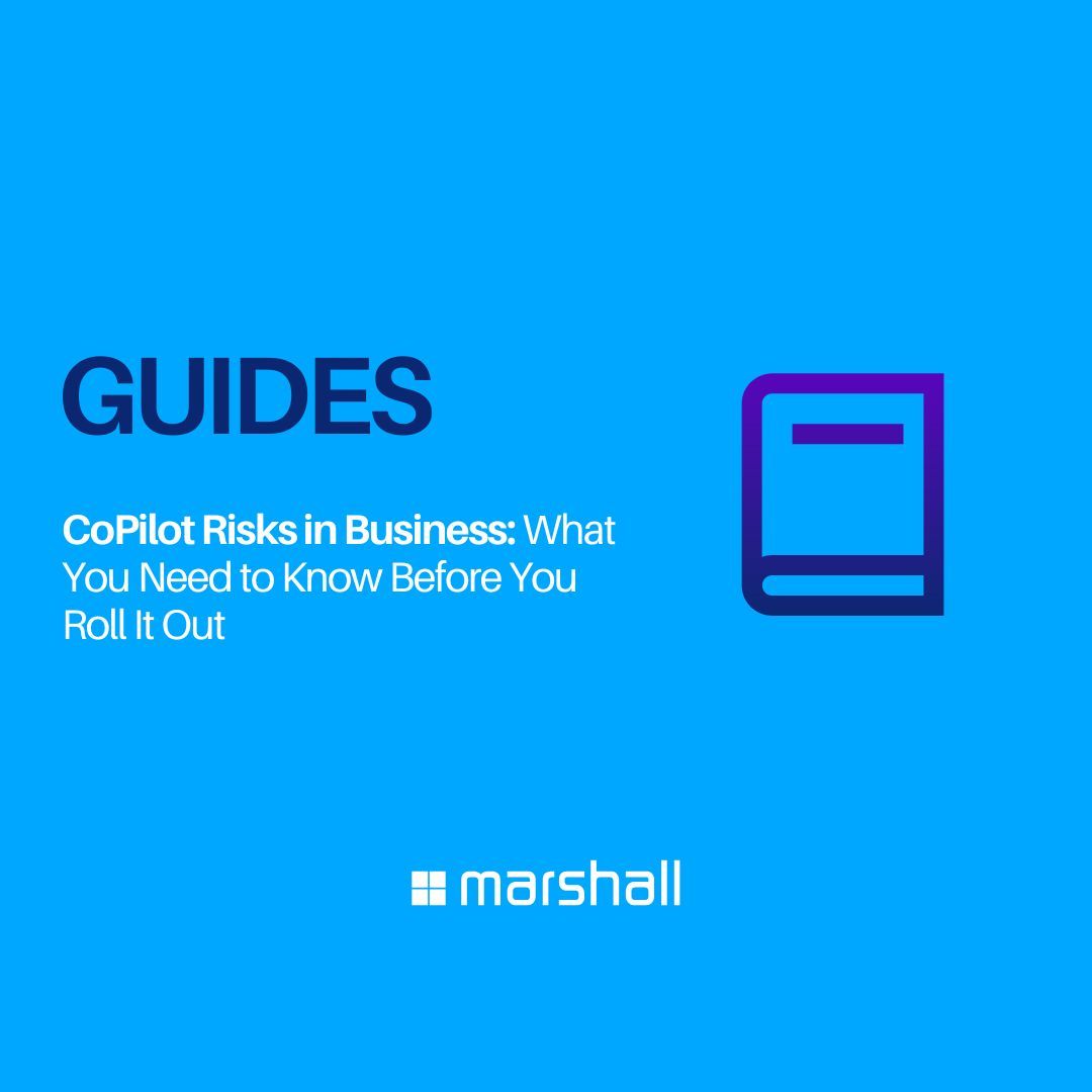 Excited about Microsoft Copilot? Before you hand over your business data to an AI assistant, there are a few things you need to know.
💻 Where is your data going?
🔐 Who can access it?
⚠️ What could go wrong if it's not rolled out properly?
marshallinfotech.com/copilot-risks-…
#Copilot