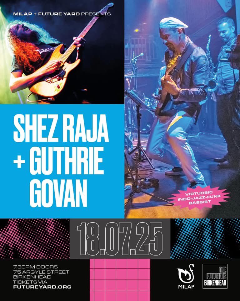 Tonight! Absolutely buzzing to be playing a sold-out homecoming show at Future Yard, Wirral 🎸
It’s set to be an electrifying night of music - can’t wait to bring the vibes to my home crowd.
Huge thanks to everyone who grabbed a ticket - see you there! 🔥