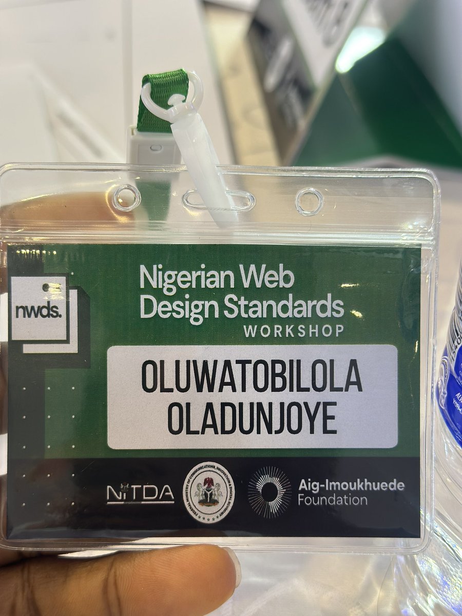 Teathobi's tweet image. Currently at the #NWDS Nigerian Web Design Standards Workshop.
If you are here, come say hello.