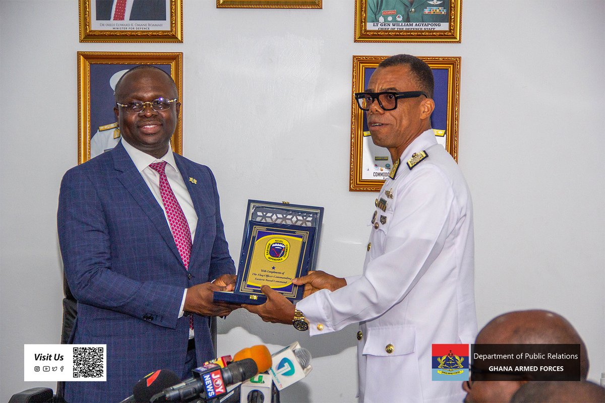 GhArmedForces's tweet image. The Minister for Defence, Honourable Dr Edward Omane Boamah has reiterated government commitment to retool the Ghana Armed Forces(GAF)to safeguard national interest.
gafonline.mil.gh/publication/ne…