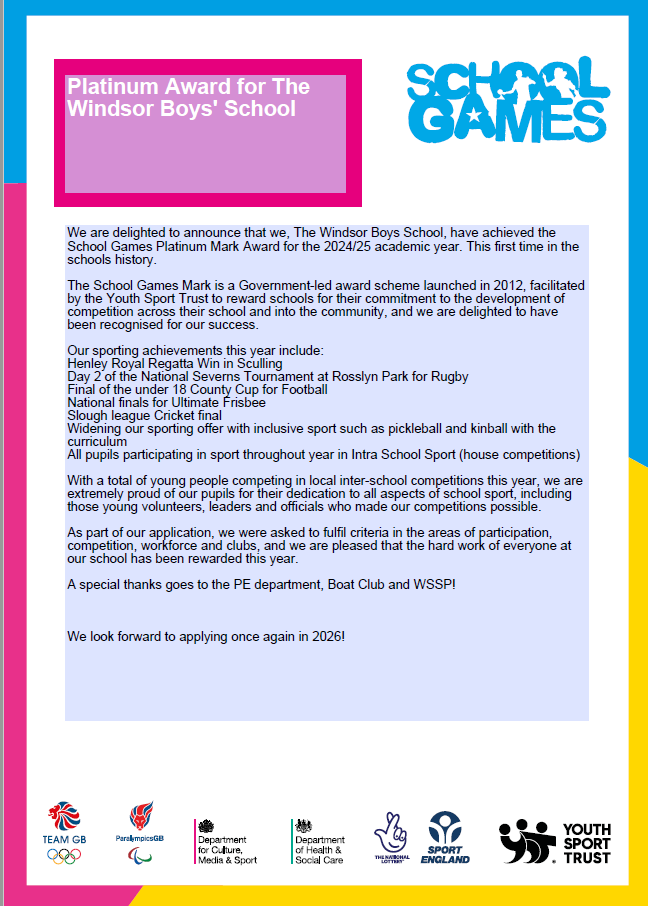 The Windsor Boys' School tweet media