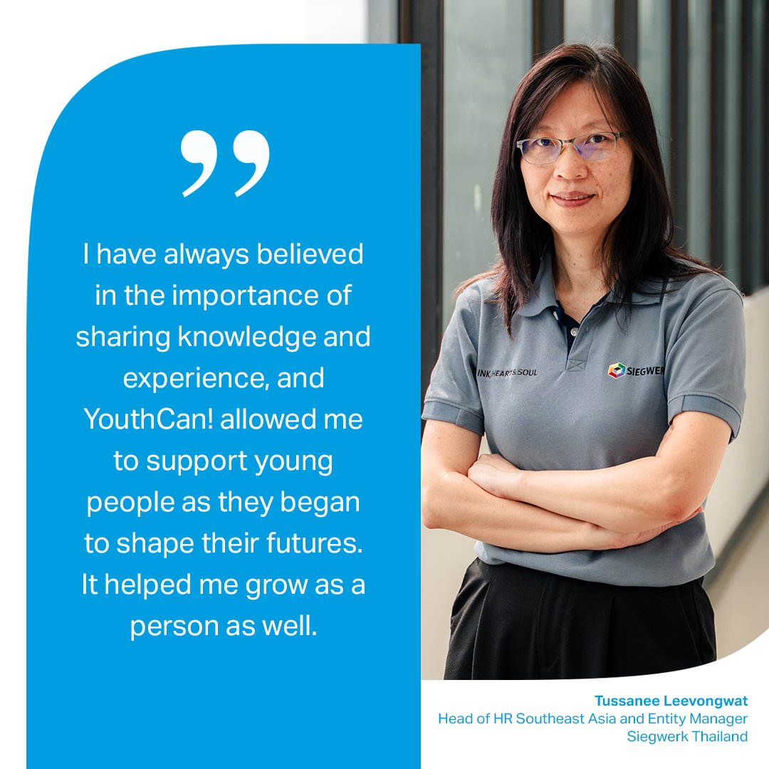 Our partnership for #youthemployment and entrepreneurship not only transforms the lives of young people, but also profoundly impacts the volunteers involved in mentoring and training.

👉 Learn more about #YouthCan! in the 2024 Facts &amp; Figures Report: sos-childrensvillages.org/news/youthcan-…