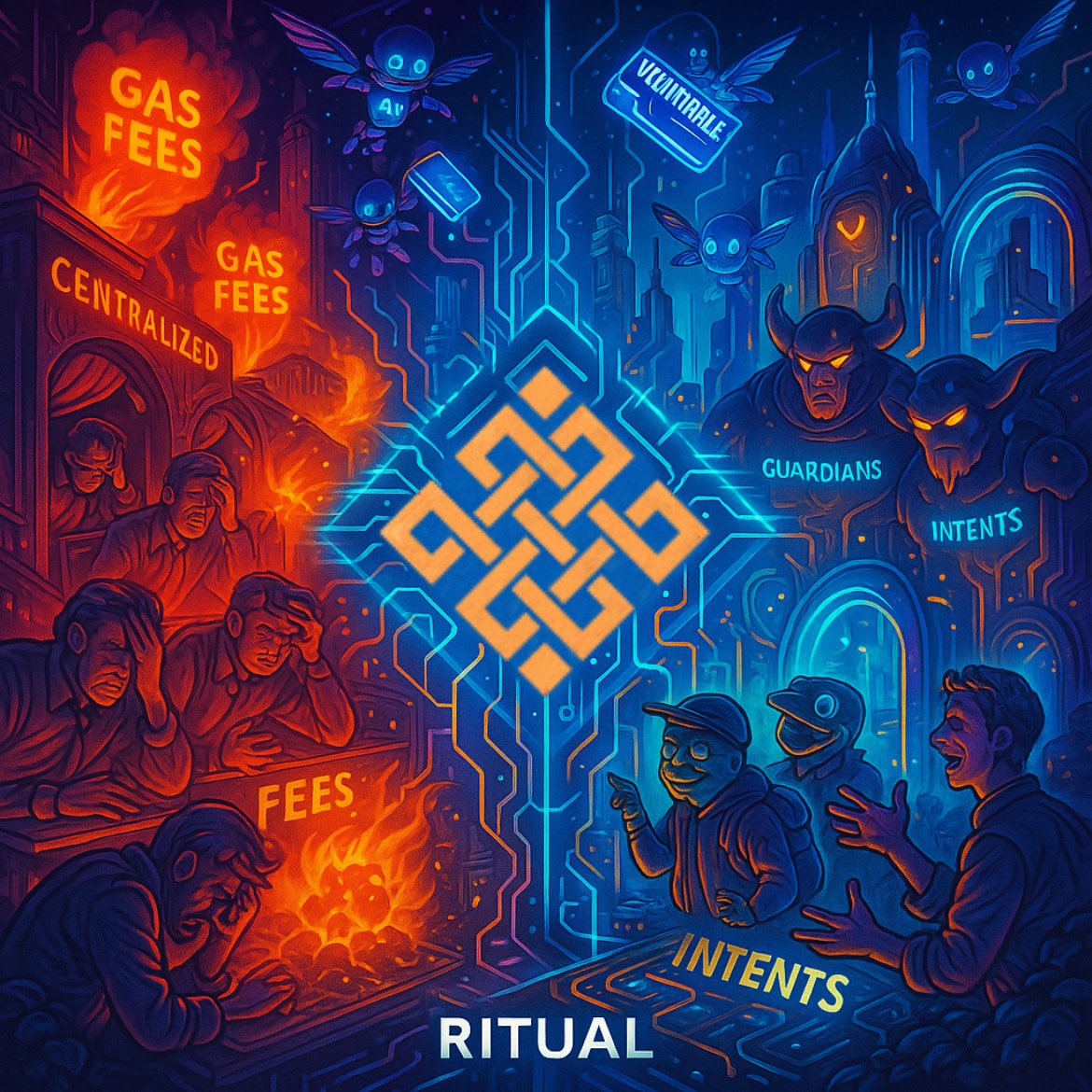 🧠🔗 While the world relies on outdated centralized compute…
<a href="/ritualfnd/">Ritual Foundation</a> is quietly rewriting the rules.

Permissionless. Expressive. Onchain compute.
This isn’t the future. This is now.

🌐 #UnlockRitual