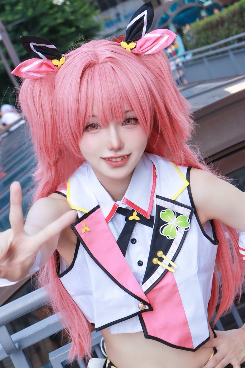 N0_n_cos's tweet image. ⚠︎prsk cos⚠︎
♡̶ ・ ─────────── ・ ♡̶
𝕄𝕆ℝ𝔼 𝕄𝕆ℝ𝔼 𝕁𝕌𝕄ℙ!
桃井愛莉🍑
♡̶ ・ ─────────── ・ ♡̶
📸:@C_torigara08 様
#prsk_cos
#Uアコスタ2025