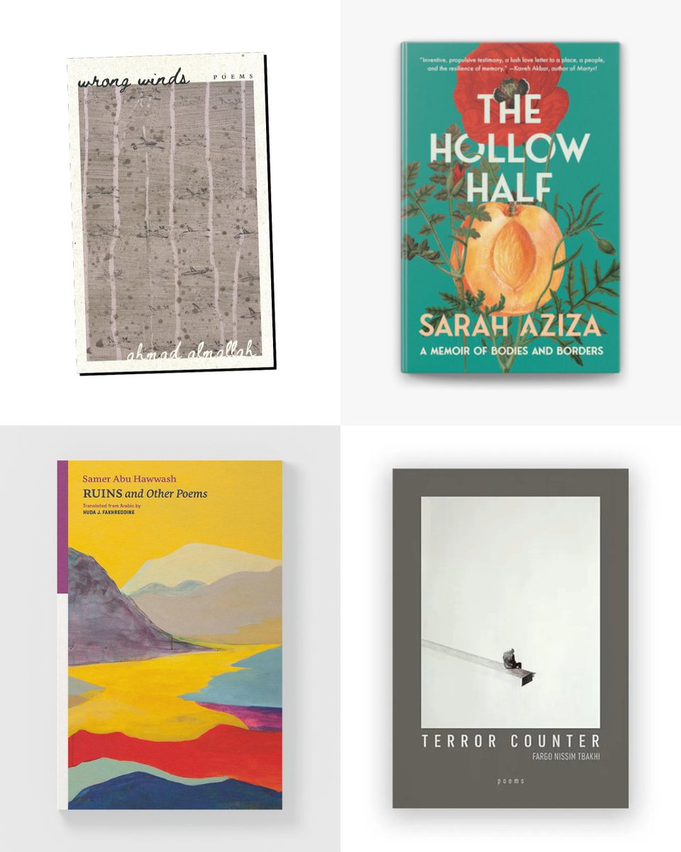 Mizna_ArabArt's tweet image. Join our monthly online series Words for Palestine 7/23, 2025 at 7pm ET/6pm CT
This special edition celebrates Mizna authors who have recently released or have forthcoming books, Fargo Tbakhi, Ahmad Almallah, Huda Fakhreddine, and Sarah Aziza.
mizna.org/event/words-fo…