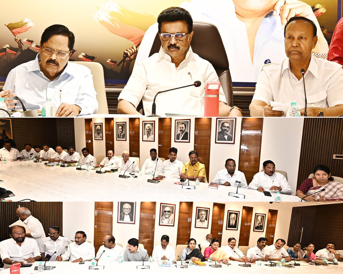KanimozhiDMK's tweet image. சென்னை அண்ணா அறிவாலயத்தில், கழகத்தலைவர் - மாண்புமிகு முதலமைச்சர் அண்ணன் திரு. @mkstalin அவர்கள் தலைமையில் நடைபெற்ற நாடாளுமன்ற உறுப்பினர்களுக்கான ஆலோசனைக் கூட்டத்தில் பங்கேற்றபோது.