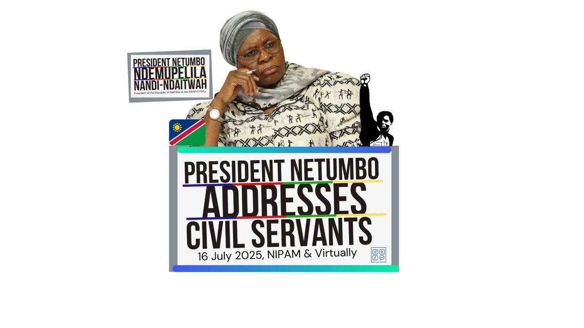 SWAPOPRESIDENT's tweet image. President NNNN delivers her keynote remarks to the civil service. 🇳🇦 Tune into the Livestream here facebook.com/share/v/1CJyiR…