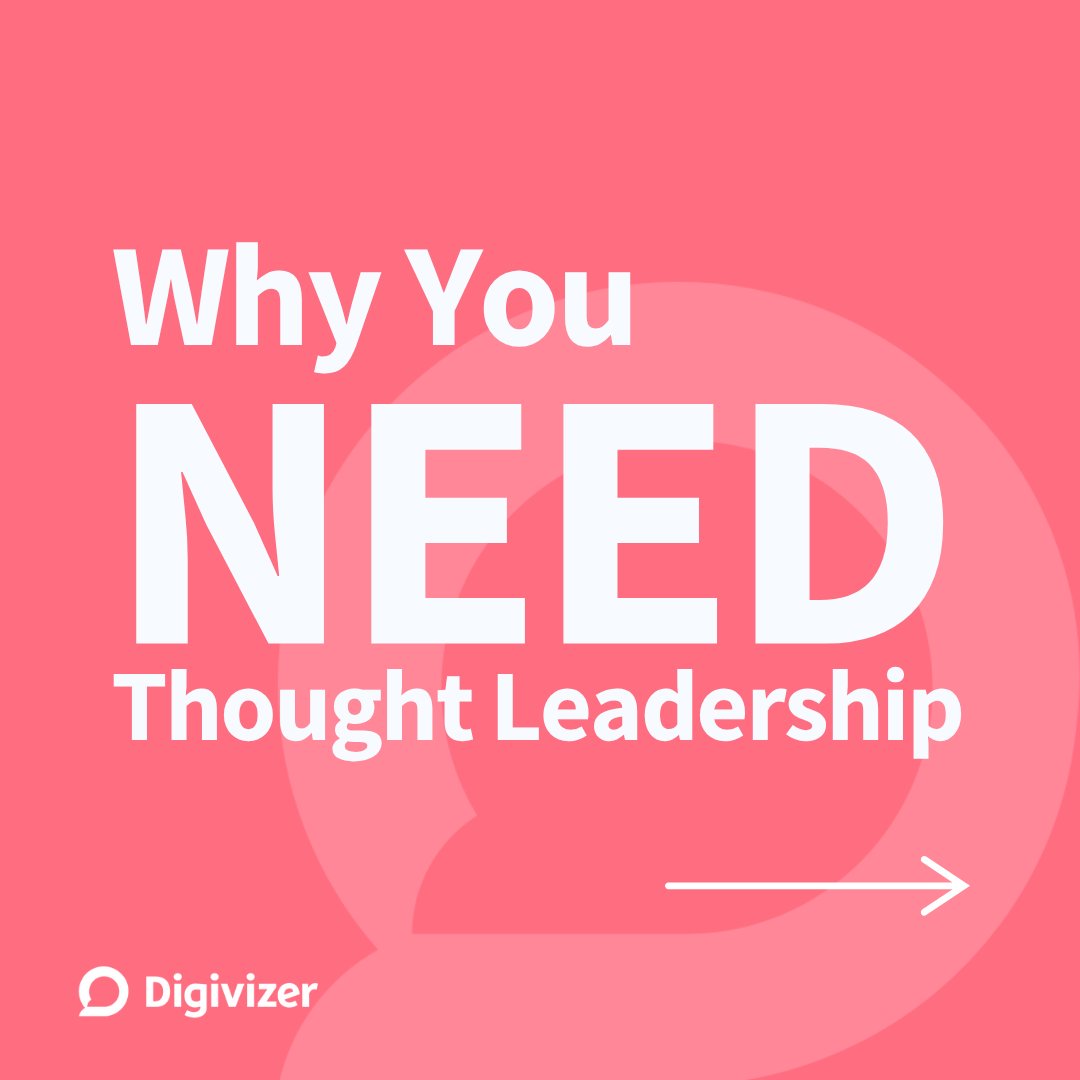 Digivizer's tweet image. Thought leadership = trust + connection + industry influence.
✅ Share valuable insights
✅ Show up with authenticity
✅ Help your audience succeed
Be more than a seller. Be the expert they turn to.
Article here: digivizer.com/blog/succeed-t…
#ThoughtLeadership #DigitalMarketing