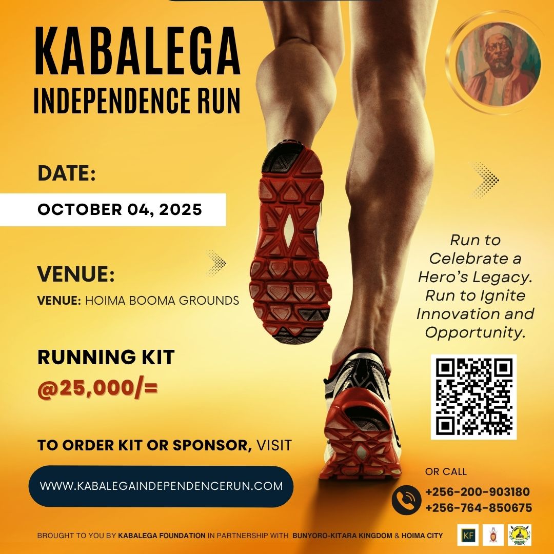 KabalegaRun's tweet image. ๐๏ธ ๐๐๐๐ ๐๐๐ ๐๐๐๐!
๐๐๐๐๐ฅ๐๐ ๐ ๐๐ง๐๐๐ฉ๐๐ง๐๐๐ง๐๐ ๐๐ฎ๐ง ๐โโ๏ธis back! Join us to honor legacy & power up community transformation.
๐
04 October, 2025
๐ Hoima Booma Grounds | #Hoima City ๐บ๐ฌ
๐๐พ Get your running shoes ready.
#KabalegaRun2025 #KIR2025