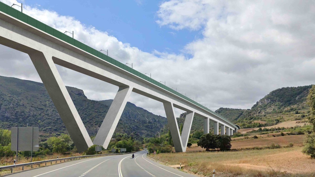 Adif_es's tweet image. 🚄Impulso a la conexión del País Vasco con la red de #AltaVelocidad y al #CorredorAtlántico · Contratamos la construcción del primer tramo de la LAV Burgos-Vitoria.
😮Entre Pancorbo y Ameyugo, supone un nuevo desafío técnico y de ingeniería: el 77% de sus 8,4 km discurren en una…