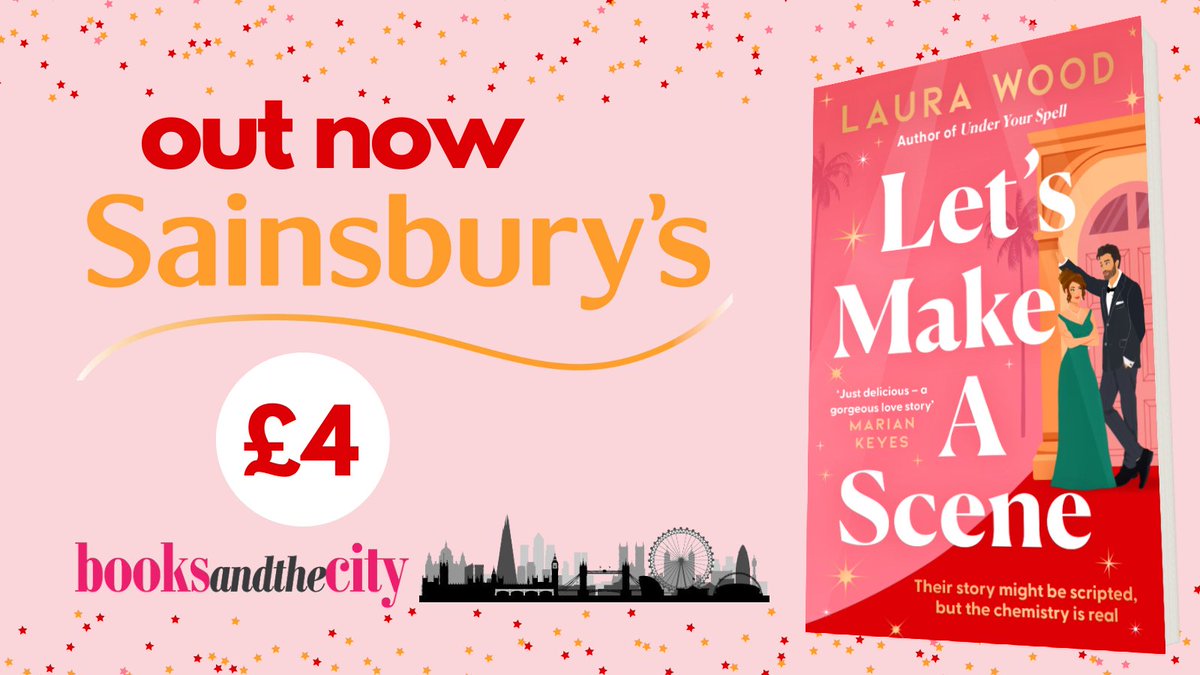 Sara-Jade Virtue (@bookminxsjv) on Twitter photo Doing a Big Shop in <a href="/sainsburys/">Sainsbury's</a> this weekend?
Don't forget to pop to the book aisle and grab a copy of Laura Wood's BRILLIANT fake dating, enemies to lovers, second chance romance #LetsMakeAScene, out now and available instore for just £4!
simonandschuster.co.uk/books/Lets-Mak… Doing a Big Shop in <a href="/sainsburys/">Sainsbury's</a> this weekend?
Don't forget to pop to the book aisle and grab a copy of Laura Wood's BRILLIANT fake dating, enemies to lovers, second chance romance #LetsMakeAScene, out now and available instore for just £4!
simonandschuster.co.uk/books/Lets-Mak…