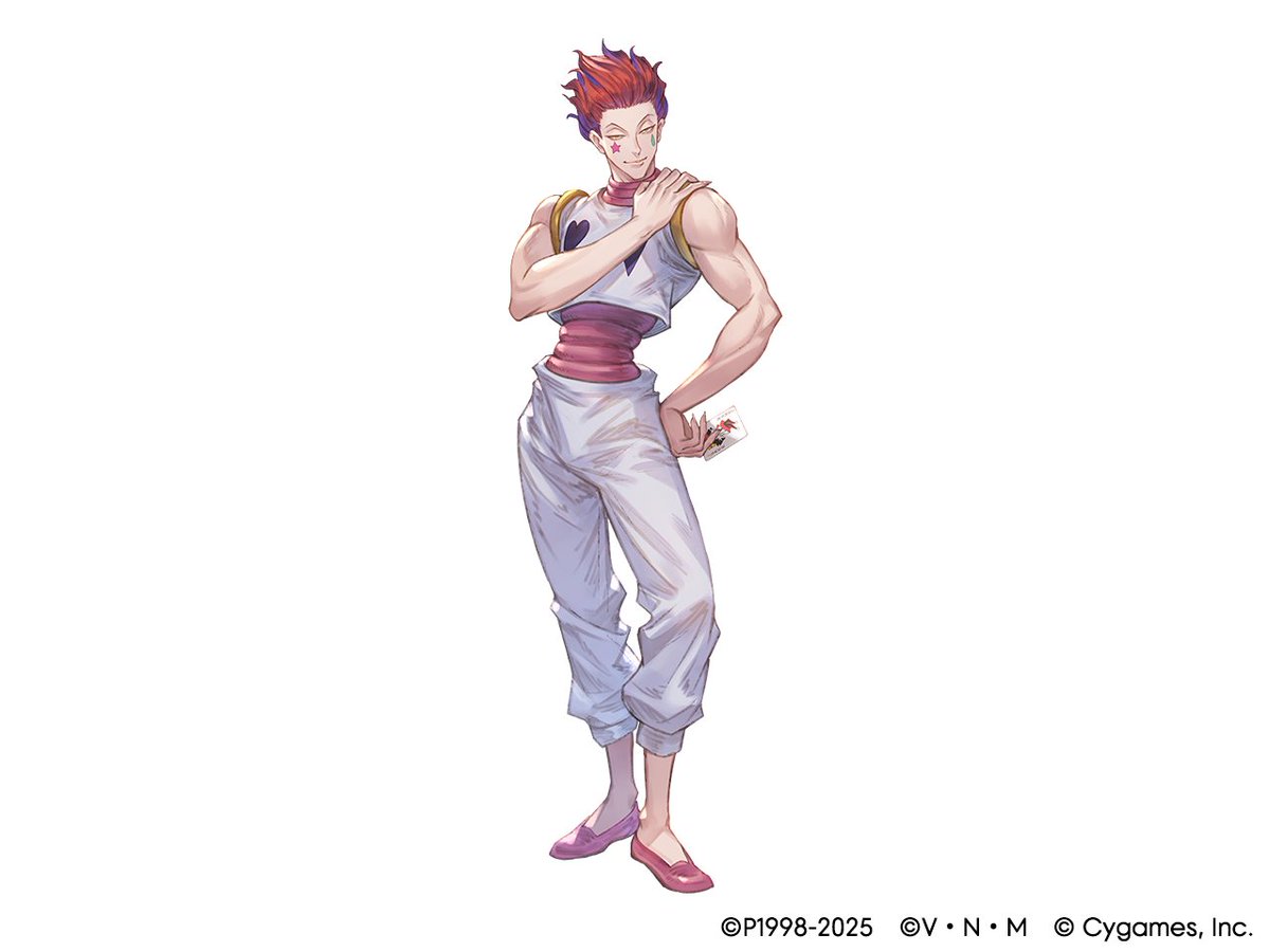 granbluefantasy's tweet image. 【グランブルーファンタジー】『HUNTER×HUNTER』とのコラボイベントより、登場キャラクター「ヒソカ」を紹介!ゴンに強い興味を示している、気まぐれで不気味な奇術師。空の世界でもゴンたちを翻弄する……!? #グラブル #ハンターハンター
※画像は開発中のものです