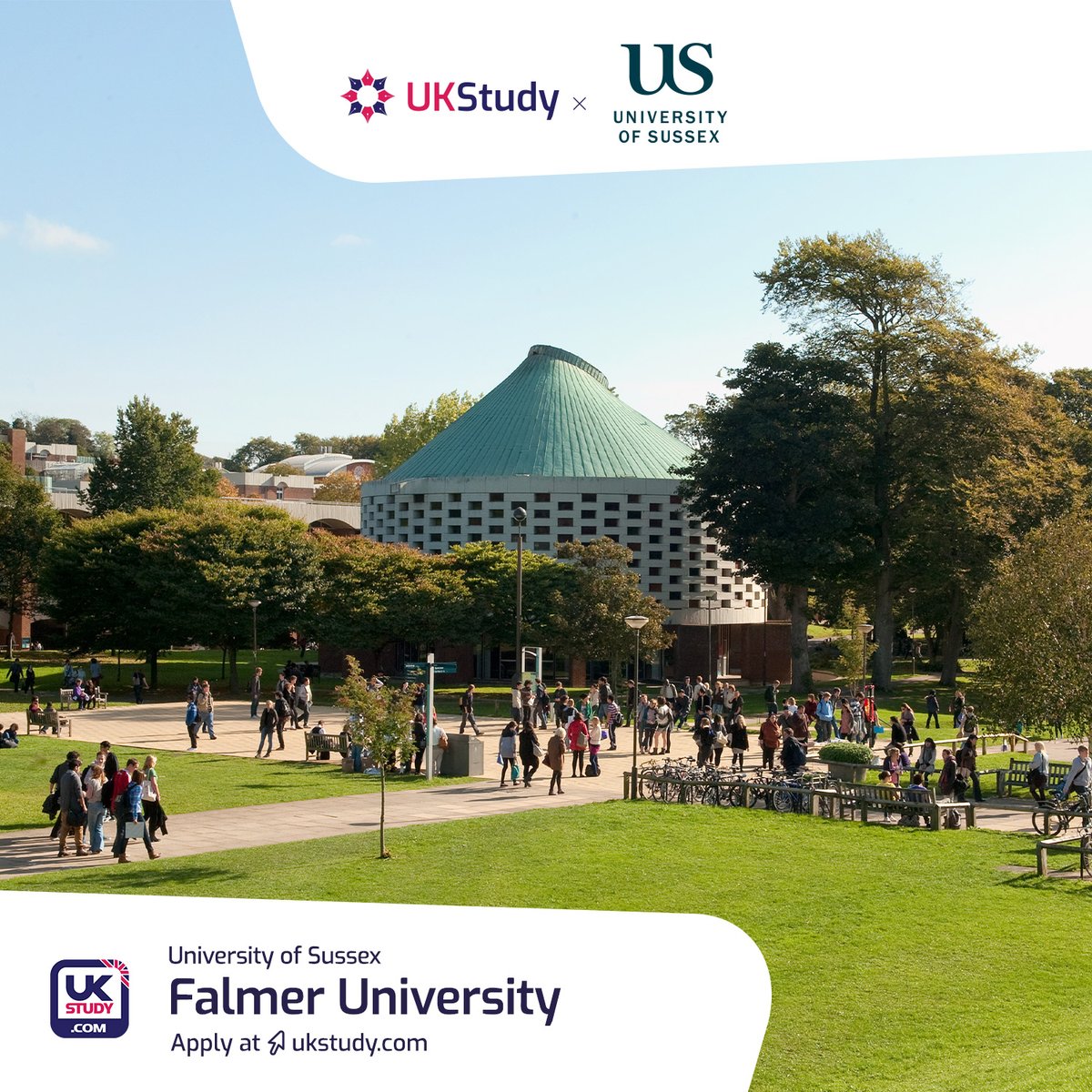 ukstudyofficial's tweet photo. 🎓 Apply to University of Sussex – Study by the Sea in Brighton! 🌊✨ Looking for a top UK university with an amazing campus and vibrant student life?  ✅ September 2025 Intake – Now Open! Let’s get started 👉 https://t.co/3qYyamYgT7 #UniversityOfSussex #StudyInUK https://t.co/pwXAbGVfQV
