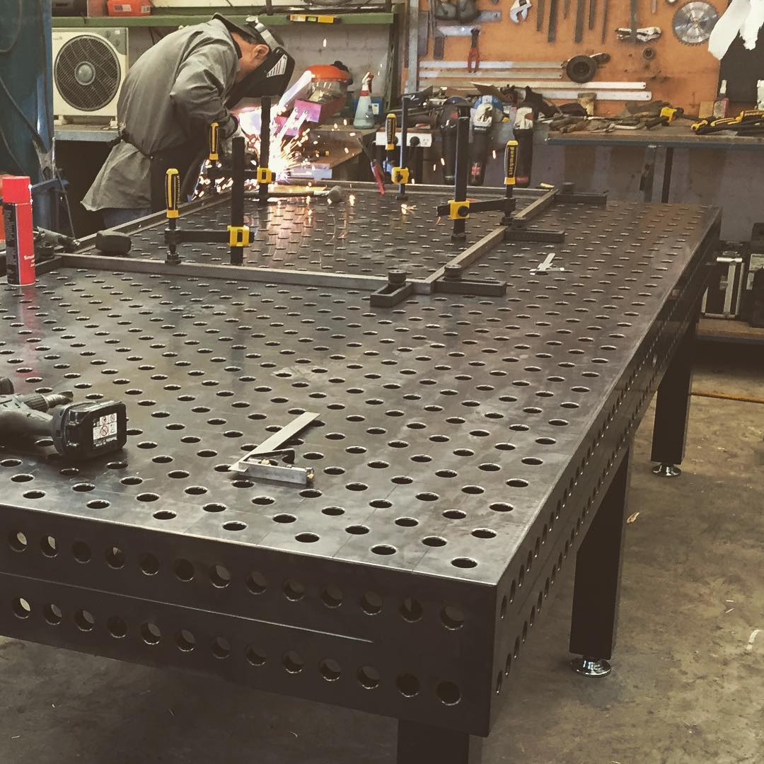 3dweldingtable's tweet photo. A 3D welding table isn’t just a workbench—it’s a precision tool. ✅ Perfect angles, ✅ modular setup, ✅ faster, cleaner welds.
If you’re still clamping on a flat sheet, you’re losing time &amp; accuracy. Upgrade your welding game! 🔥 https://t.co/tEUjXUOsHv