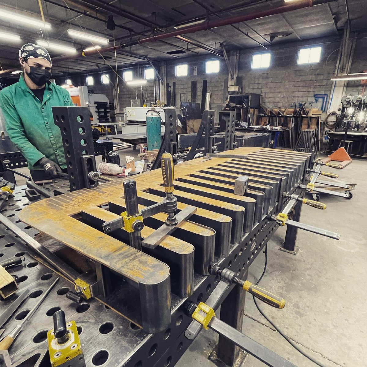 3dweldingtable's tweet photo. A 3D welding table isn’t just a workbench—it’s a precision tool. ✅ Perfect angles, ✅ modular setup, ✅ faster, cleaner welds.
If you’re still clamping on a flat sheet, you’re losing time &amp; accuracy. Upgrade your welding game! 🔥 https://t.co/tEUjXUOsHv