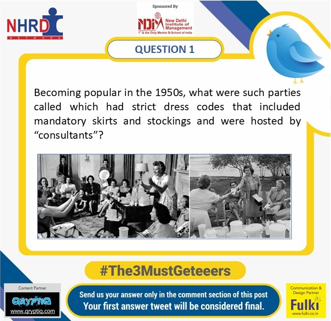 Welcome to Edition #266 of NHRDN Tweet Quiz #The3MustGeteeer sponsored by @NDIMCampusand partnered with <a href="/teamqryptiq/">QryptiQ</a>

Here is Question 1. Post your answer in the comments section of this post