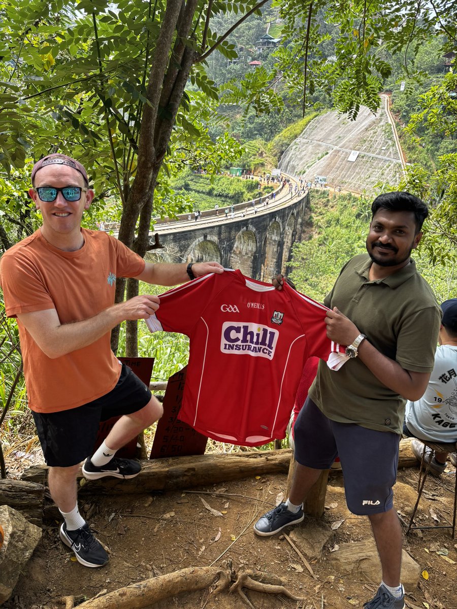 Gutted to be missing the big one on Sunday! Best of luck to Fergal Condon and the Cork hurlers! <a href="/MartyMofficial/">Marty Morrissey</a> , lots of love for Cork hurling from the hills of Ella in Sri Lanka! <a href="/OfficialCorkGAA/">Cork GAA</a> <a href="/AghadaGAA/">Aghada GAA, Camogie & Ladies Football Club</a>