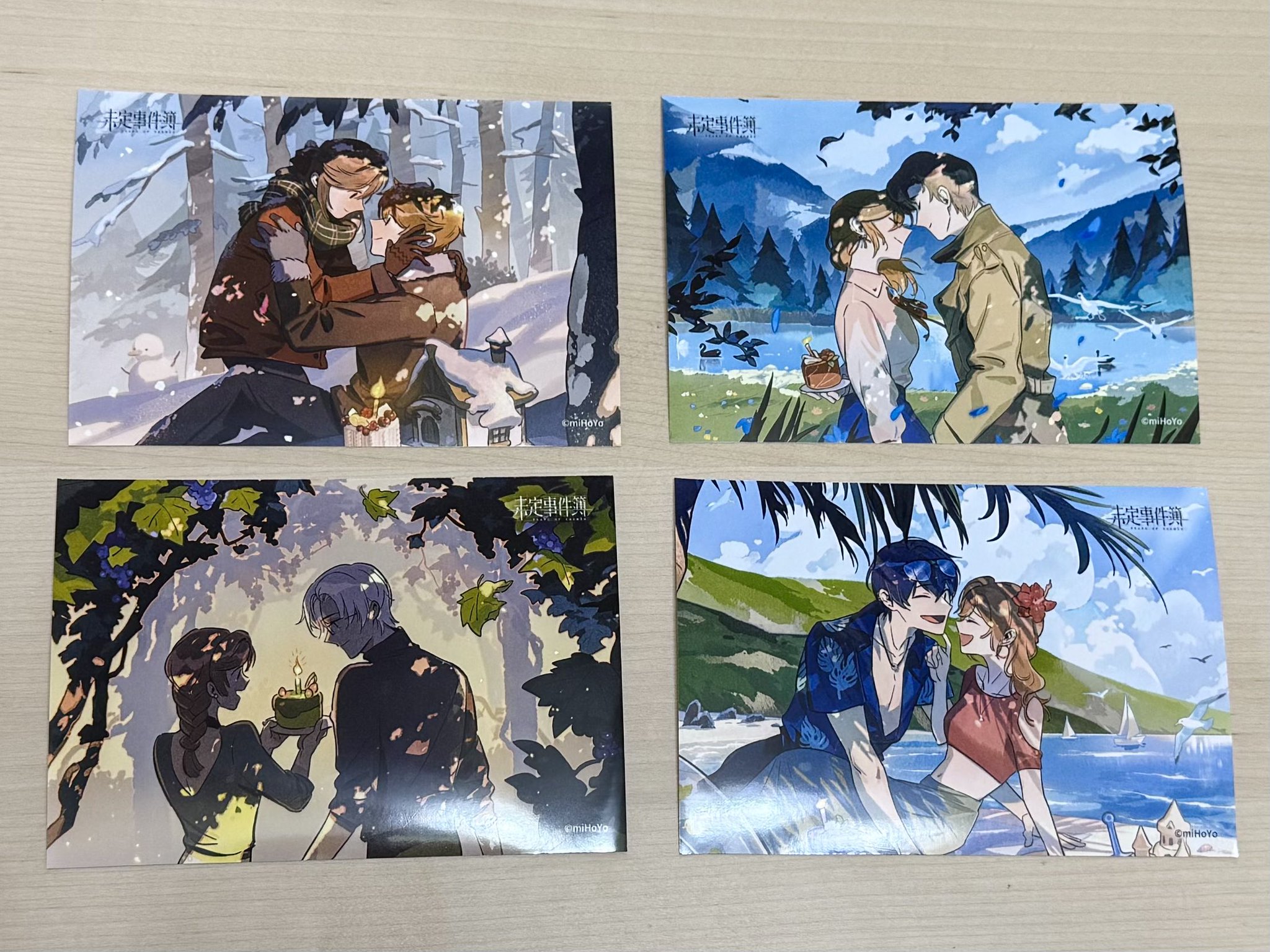 未定事件簿　まとめ売り 未定事件簿」，左京静真＆森月 黎のイベント限定SSRカードが登場