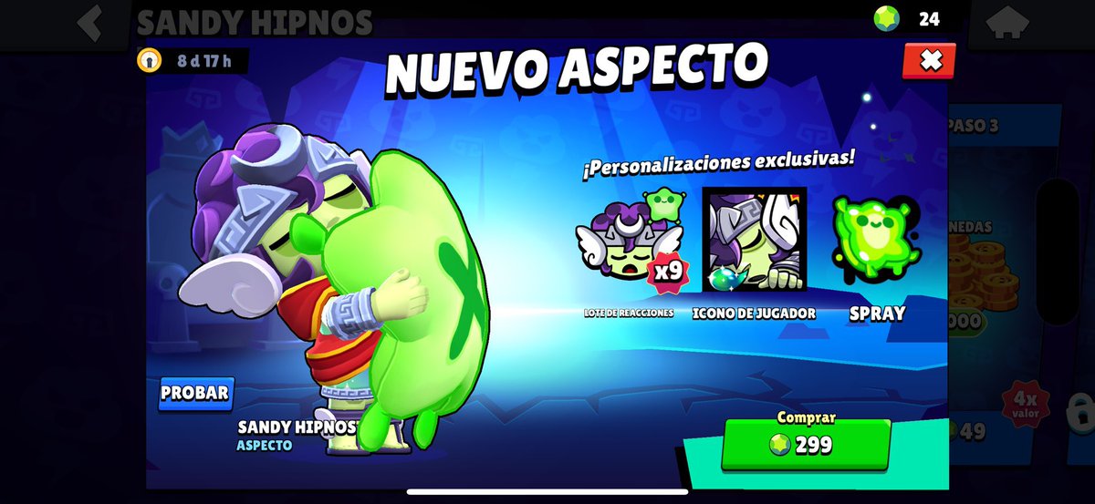 BrawlStars_OUEN's tweet image. 🎁SORTEO SKIN SANDY🎁
REQUISITOS:
DAR RT & MG
Dar Follow a @BrawlStars_OUEN
Comentar tu Brawler favorito.
