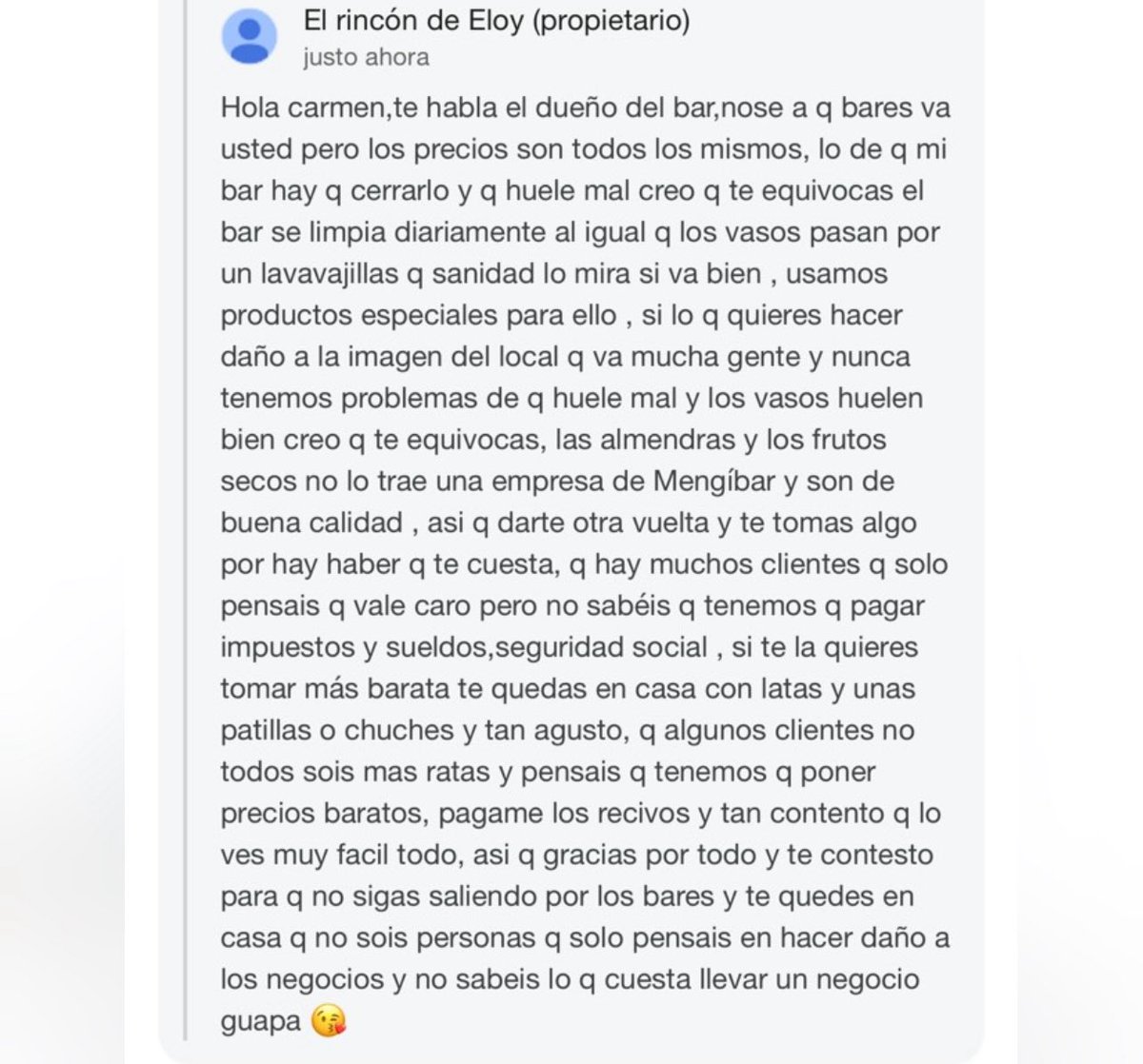 soycamarero's tweet image. Bueno, se salvó la camarera🤣