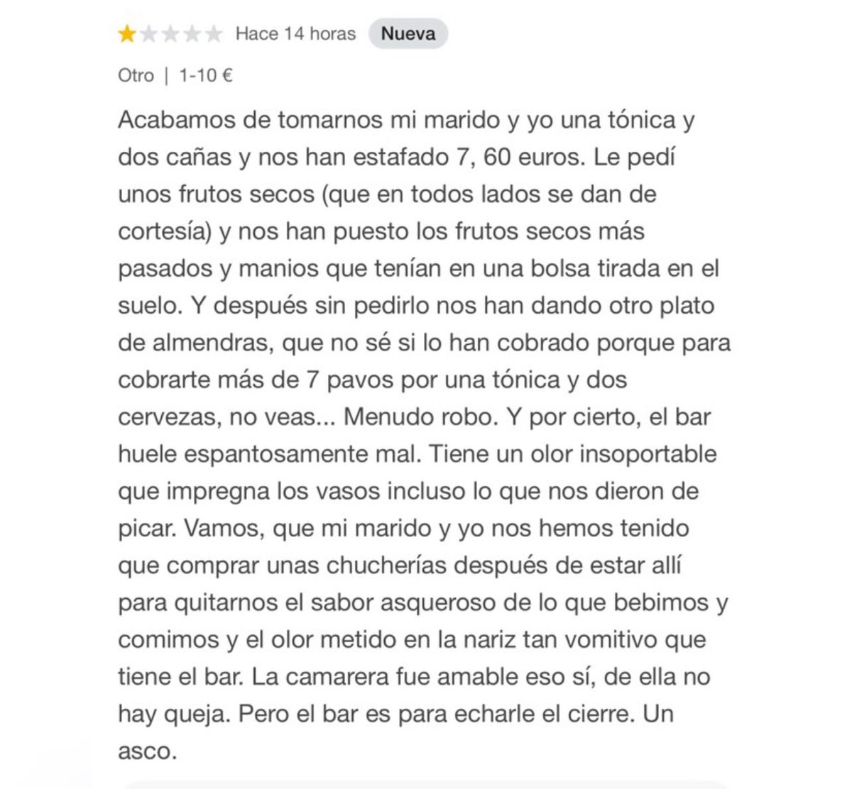 soycamarero's tweet image. Bueno, se salvó la camarera🤣