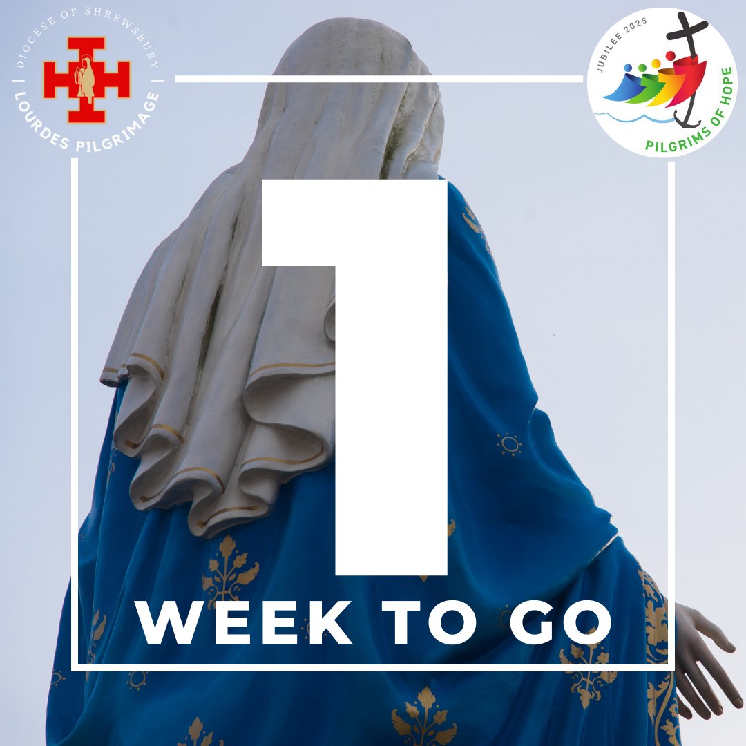Diocese of Shrewsbury Lourdes (@dofs_lourdes) on Twitter photo With just 1 week to go until our Pilgrims arrive in Lourdes, if you have any prayer intentions, please let us know.
#pilgrimsofhope #pilgrimage #lourdes #ourlady #bernadette #grotto #prayer With just 1 week to go until our Pilgrims arrive in Lourdes, if you have any prayer intentions, please let us know.
#pilgrimsofhope #pilgrimage #lourdes #ourlady #bernadette #grotto #prayer