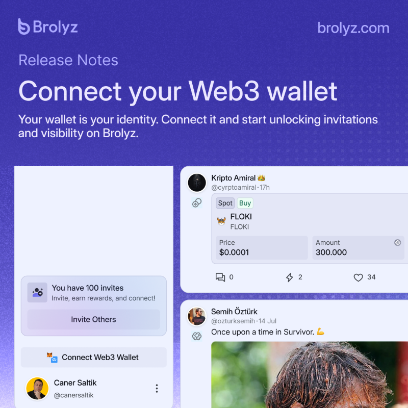 BrolyzFi's tweet photo. With today’s release, Brolyz becomes more personal.

Connect your Web3 wallet, enjoy a cleaner search, and see the right posts at the right time.

Everything is designed to save you time and keep your focus.

Discover what’s new.