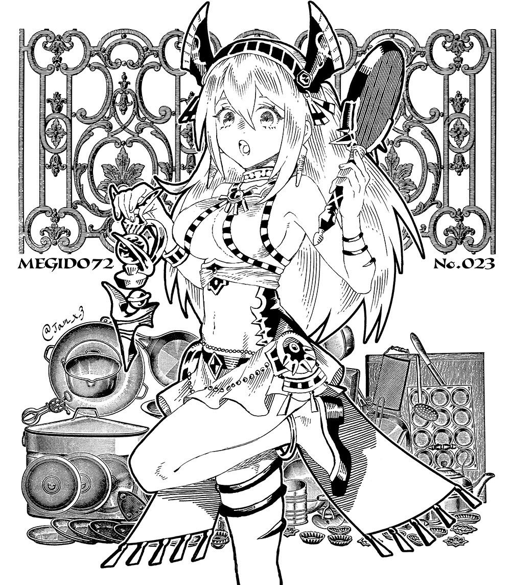 今終もお疲れ様でした！

ソシャゲのキャラ、レベル上がる毎に布面積が減る傾向があってそういうのあんま得意じゃないんだけど、アイムちゃんの⭐️6衣装はなんかすごい好きなんだよな　の今終末の絵です
バステト神み良いよね🙆