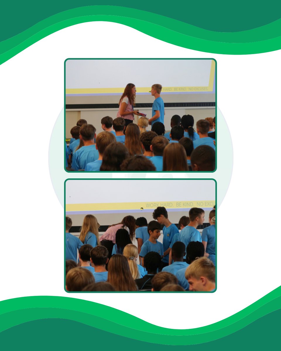 On Friday, Year 8 had their Celebration Assembly!

During the assembly, students received their subject colours, celebrated their achievements in and out of the classroom, and received special awards from their tutors and Year Teams.