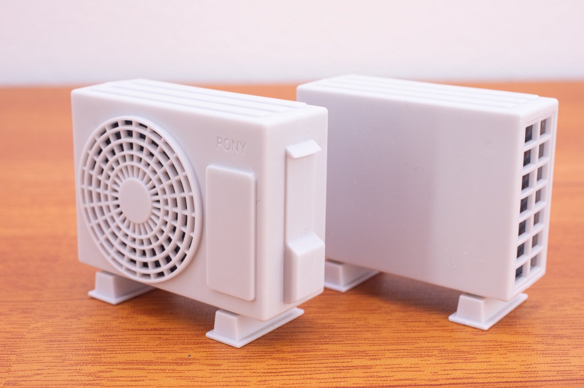あんしゅの室外機 キャンドゥで購入した日本の町並みシリーズ 「ミニチュア室外機