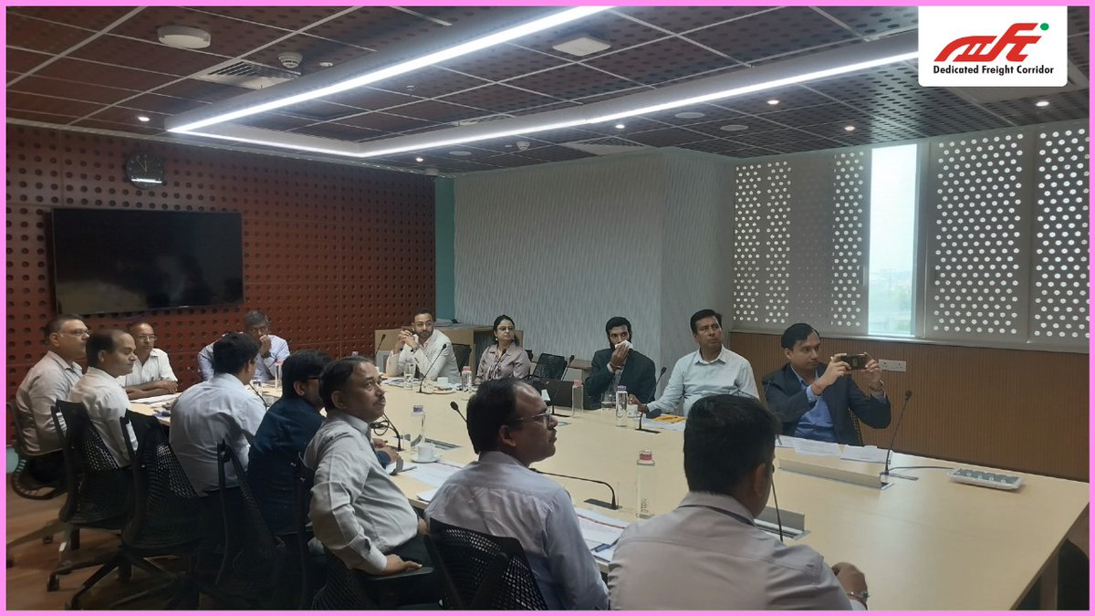 A pre-bid meeting was chaired by Shri Shobhit Bhatnagar, Director (OP&amp;BD) with senior officials of DFCCIL — Shri S. P. Verma, GGM (BD&amp;BA), Shri Nitin Bansal, GM (Operations), Shri Roshan Singh, AGM (OP&amp;BD), Shri Ashok Mishra, AGM (Finance) and Shri N. S. Bisht, JGM (PR&amp;BD), for