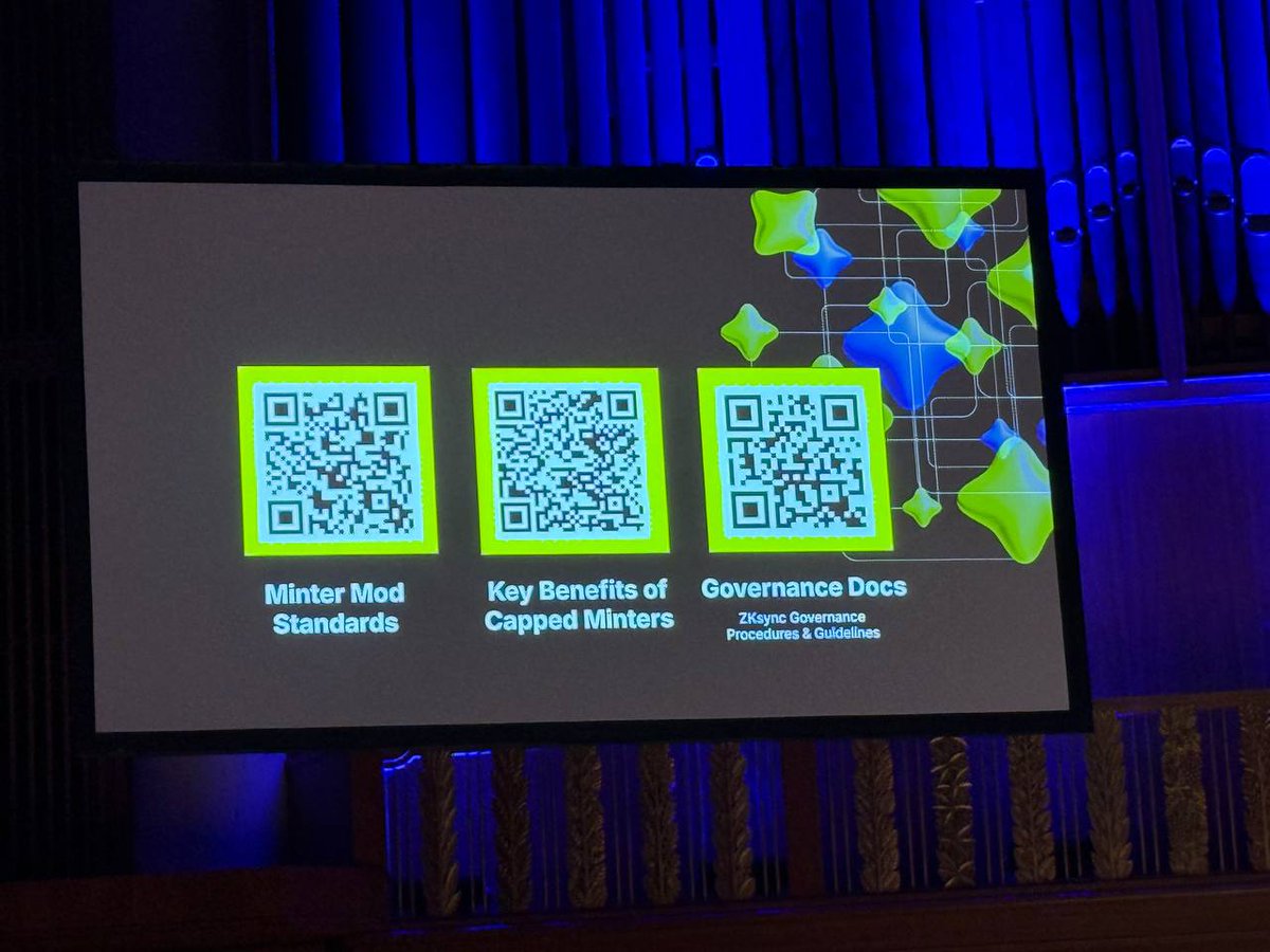 pala_labs's tweet image. Rafa Fernández (@zksync) on mechanized token governance:
• Removes custody via programmable treasuries
• Enforces onchain accountability through modular logic
• Reduces reliance on trusted parties and multisigs
Token mechanics as institutional infrastructure @Web3summit