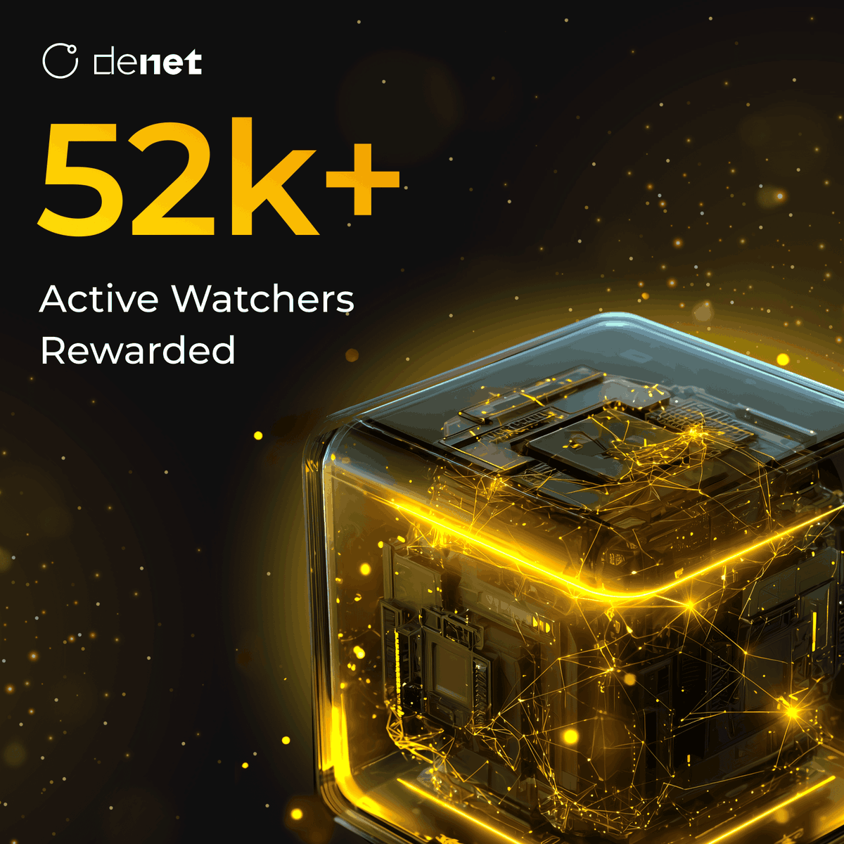 52,000 Watchers Lit Up DeNet’s Birthday! 🎂

52K+ Watchers crushed daily "Launch Node 5 Times" task (July 1-8), earning 8 surprise batteries each! This unannounced airdrop worth $1.25M marked DeNet’s epic 8th anniversary 🥳

What’s your guess for next action to get rewards?👀👇