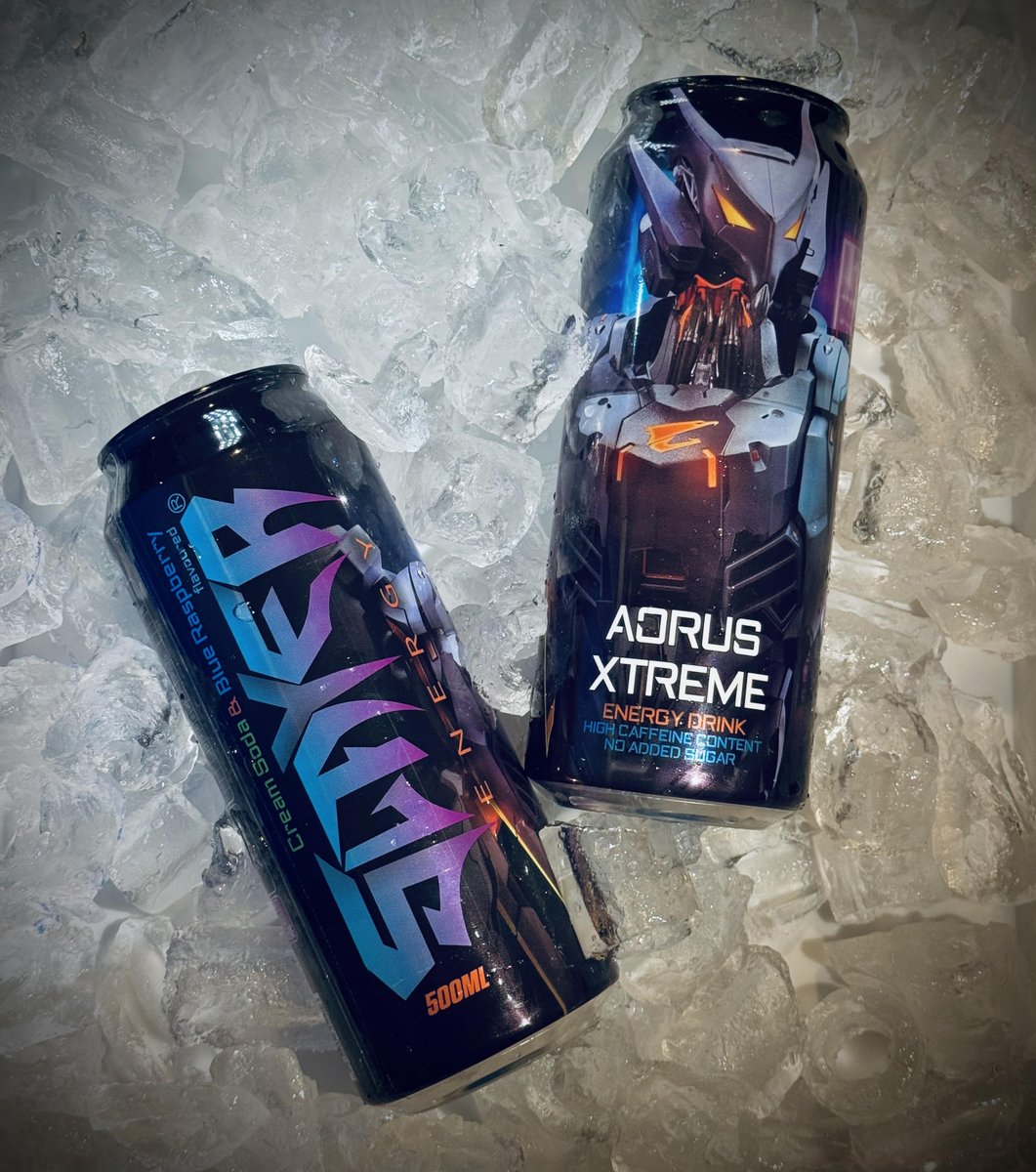 🔥 Introducing the ultimate collab for gamers who go XTREME — we’ve teamed up with Slayer Energy to bring you a limited-edition flavour that overclocks your veins.
💥 Cream Soda &amp; Blue Raspberry collide in every ice-cold can of AORUS XTREME, loaded with high caffeine and ZERO
