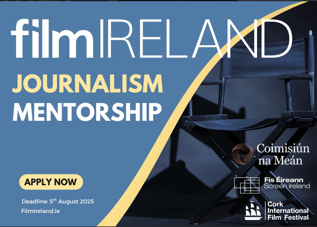 📣 Extended Deadline! Film Ireland’s free Journalism Mentorship Programme (Sept–Dec 2025) is open for applications — now until 1pm, 5 Aug!

For emerging film writers in Cork

Apply now: buff.ly/bGJBK7f