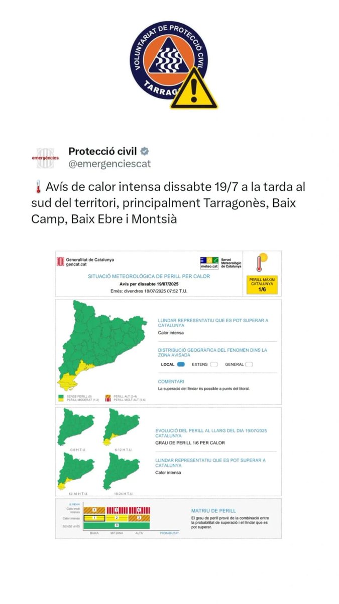 AV Protecció Civil TARRAGONA (@avpctarragona) on Twitter photo 