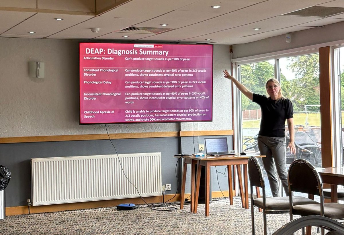 WMISLT2's tweet image. Kicking off our #CPD day looking over the DEAP assessment, updates to @RCSLT SSD guidance, and transcription practice ✏️🗣️ Huge thanks to Emma, Demi and Ellie for leading us through these practical refreshers! #sltcpd #mysltday