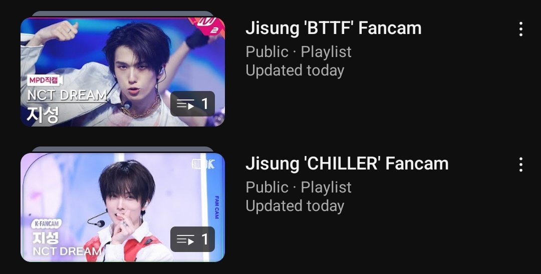 JisungGlobal's tweet image. [INFO] 250718

We have compiled #JISUNG&apos;s ‘Go Back To The Future’ fancams into playlists so you can rewatch and cherish every moment ✨

BTTF
🎞️ youtube.com/playlist?list=…

CHILLER
🎞️ youtube.com/playlist?list=…

#JISUNG_GoBackToTheFuture
#JISUNG #지성 #NCT지성 #NCTDREAM