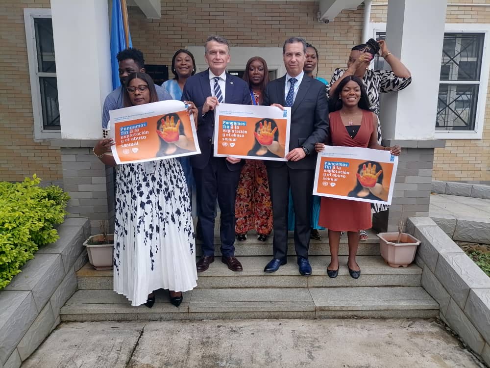 #ONUGuineaEcuatorial dice #NoALaExplotaciónSexual en su seno:
La protección es responsabilidad de todos
Decir NO es tu derecho. Tu bienestar Importa.
Denunciar salva vidas. Tu voz importa.
Nuestros limites merecen escucha, respeto y protección.#CuidarEsPrevenir #NoAlAbuso