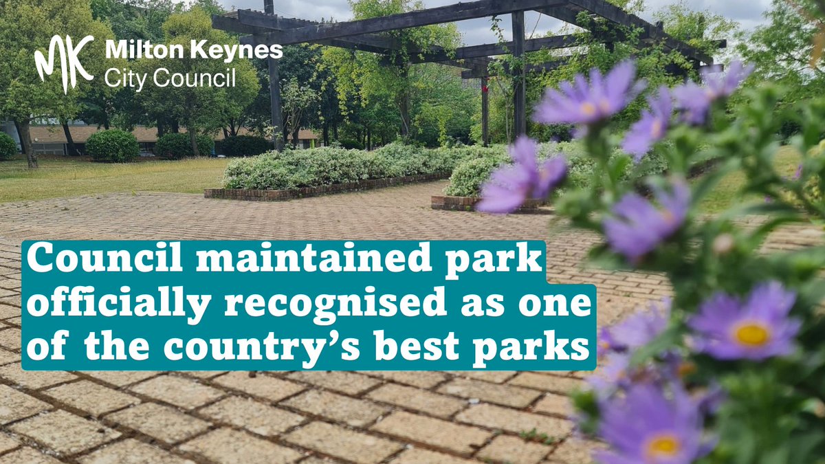 Milton Keynes City Council’s city centre Fred Roche Gardens recognised as one of the country’s best parks. Read more here: tinyurl.com/54vm4x3f
